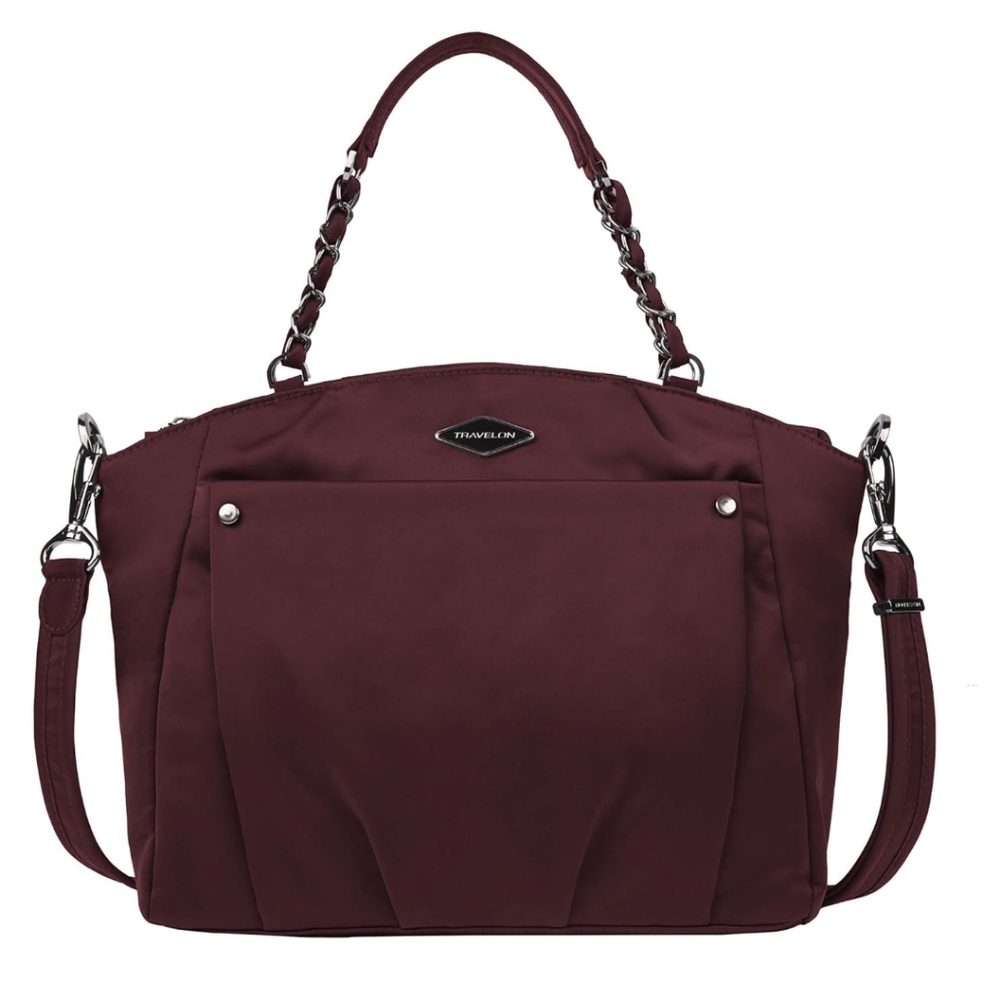 NWT! Travelon Parkview Anti-Theft Satchel Crossbody Purse - Picture 6 of 6